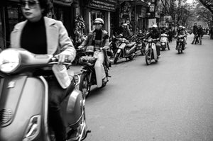 Motocicletas de Hanoi, Vietnam