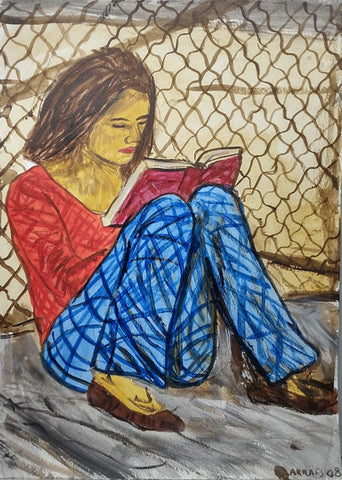 Leitura na "pont des arts"